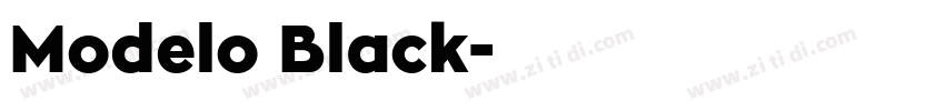 Modelo Black字体转换